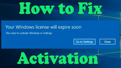 How To Fix Your Windows License Will Expire Soon Windows 10 Youtube