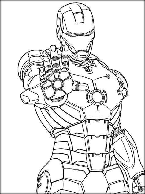 11 Iron Man Coloring Pictures 2022