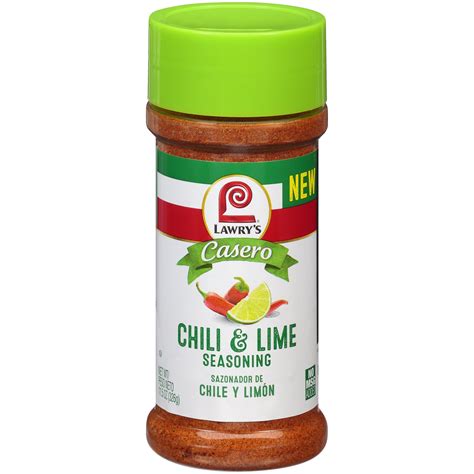 Lawrys Casero Chili And Lime Seasoning Shop Spice Mixes At H E B