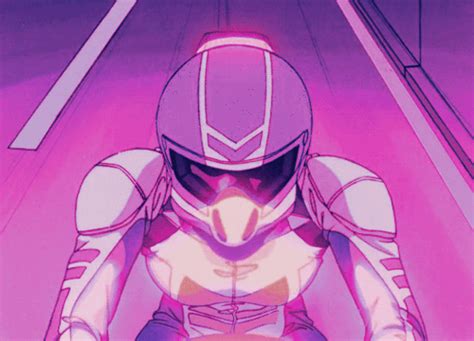 Vaporwave Anime Motorcycle  Motor Blog