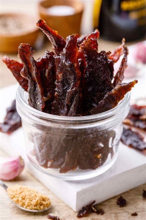 I mixed this up at bedtime and let it sit until after lunch the next day and it wasn't too strong. Homemade Korean Beef Jerky (Healthy High Protein Snack ...