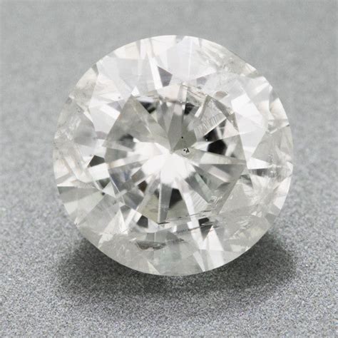 103 Carat H Color I2 Clarity Round Brilliant Cut Diamond With Egl Usa