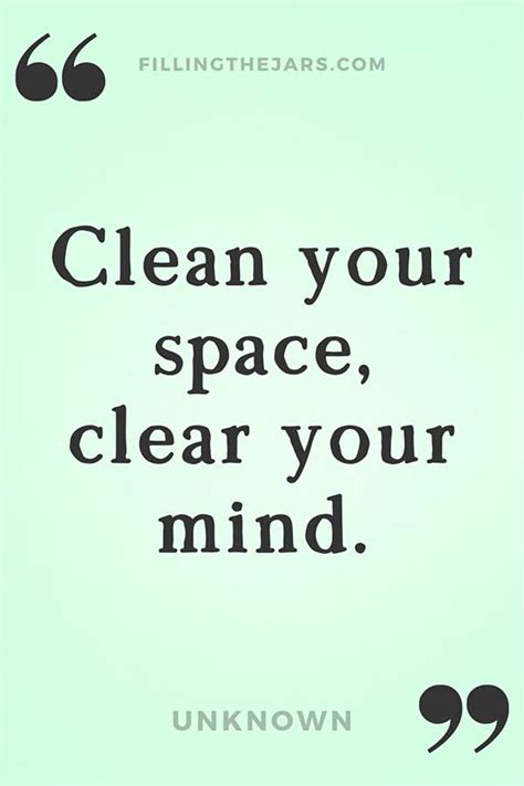 Motivational Quotes For Cleaning 20 Positive Clean Home Sayings