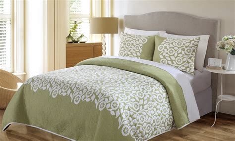 3 Piece Reversible Coverlet Sets Groupon