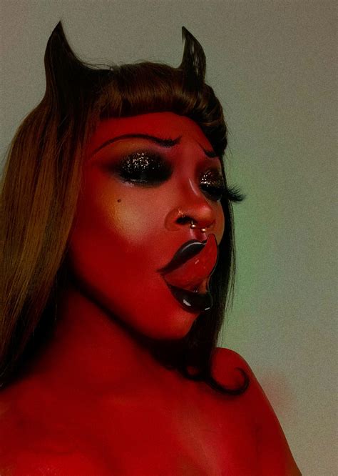 Demon Makeup Red Makeup Demon Costume Costume Makeup Devil