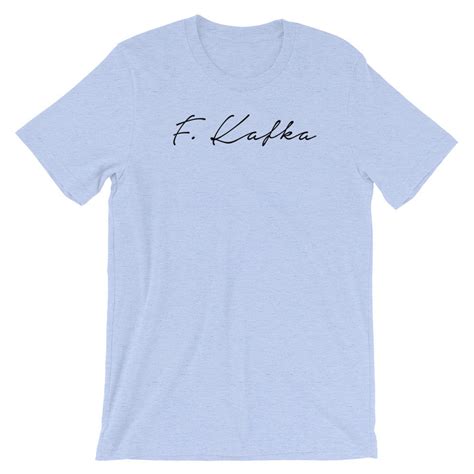 Franz Kafka Classic Author Signature Short Sleeve Unisex Etsy