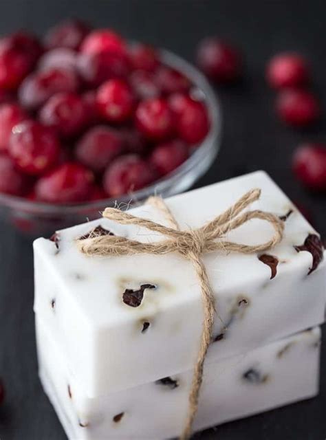 Cranberry Vanilla Shea Butter Soap Simply Stacie