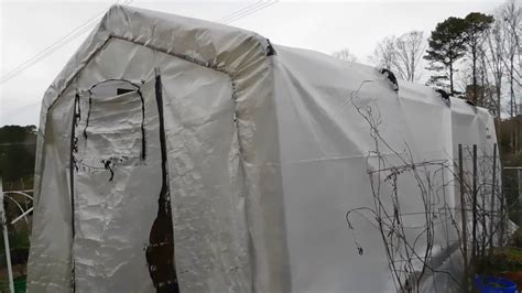 The shelterlogic 12 x 20 ft. Review For Shelter Logic Greenhouses - YouTube