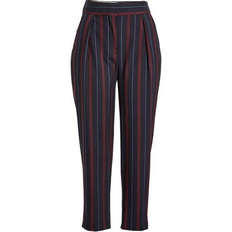 See By Chloé Cropped Striped Pants 235 Liked On Polyvore Featuring