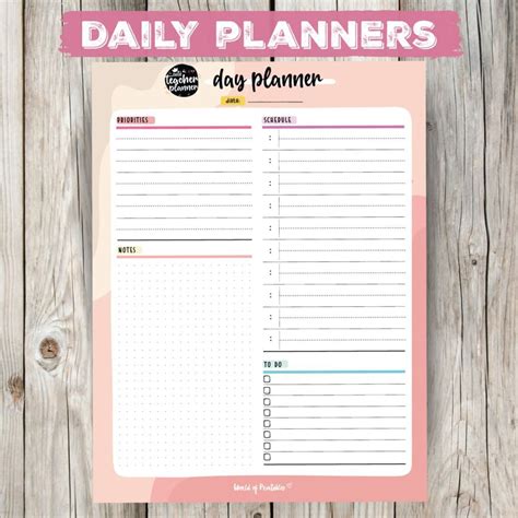 Teacher Planner 64 Useful Pages For Every Teacher World Of Printables
