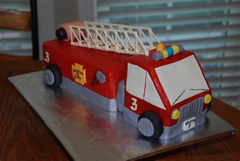 Fire Truck Cakes Decoration Ideas Little Birthday Cakes