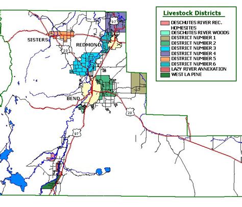 Livestock District Maps Deschutes County Oregon