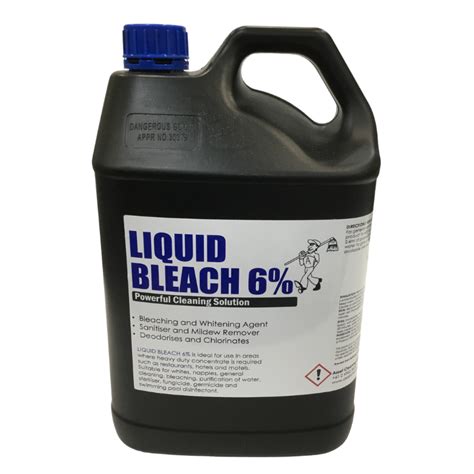 Liquid Bleach 6 5l Asset Cleaning Supplies