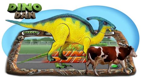 Dino dan is a canadian tv series that was first aired in 2009. DINO DAN : DINO DUELS - Parasaurolophus Vs Cow | Cow, Dinos, Dinosaur stuffed animal