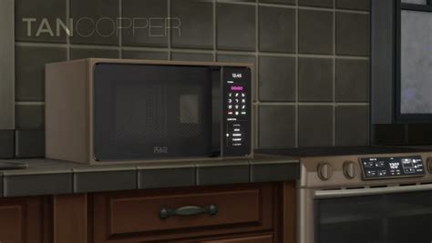 Mod The Sims Handb Macrowave Microwave Oven By Littledica • Sims 4