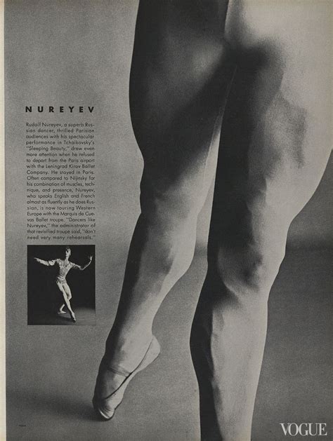 Rudolf Nureyev Photographed By Irving Penn Vogue October 1 1961