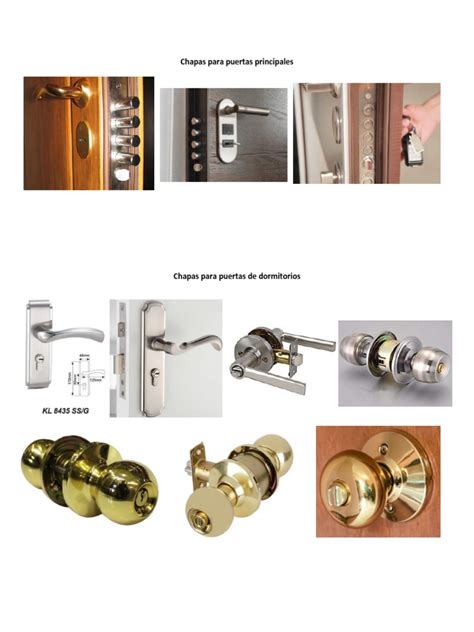 Chapas para Puertas Principales | PDF