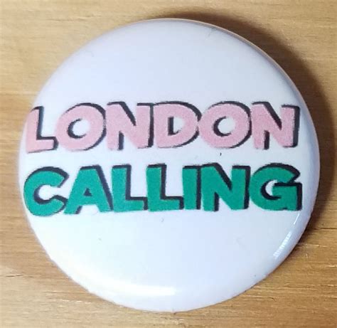 London Calling Pin Pinz83