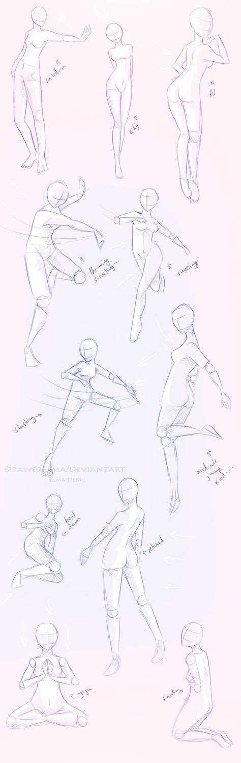 45 Ideas Drawing Poses Reference Female Drawing Body Poses Art