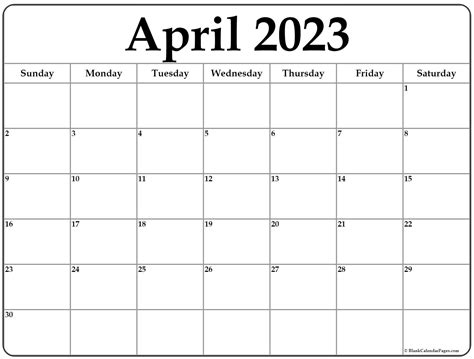 Blank Monthly Calendar Printable 2023 Free Printable Online