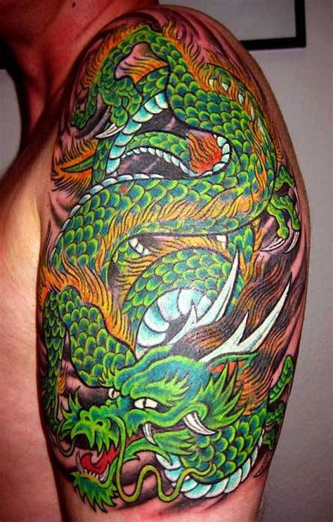 Https://tommynaija.com/tattoo/green Dragon Tattoo Designs