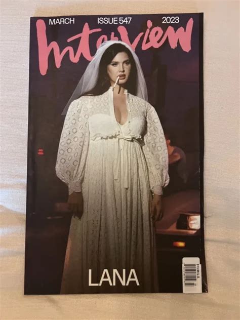 Lana Del Rey Interview Magazine March 2023 Brand New 8000 Picclick