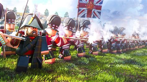 First Ever Full Roblox Musket Battle Simulation In Roblox Napoleonic