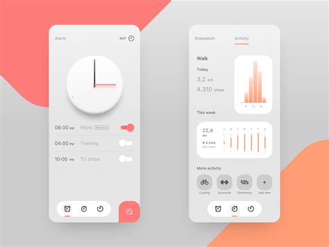 Alarm And Activity Concept By Martín Priotti On Dribbble