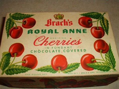 Vintage Box Advertising Cherries Brachs By Mostlymadelines On Etsy