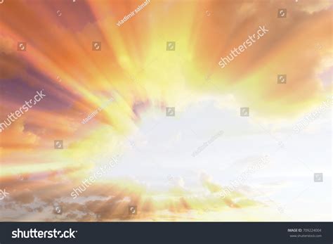 Sunset Sunrise Clouds Light Rays Other Stock Photo 709224004 Shutterstock
