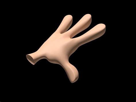 C4d Cartoon Hand Cartoon Model Hands