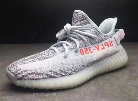 A Detailed Look At The Adidas Yeezy Boost 350 V2 Blue Tint