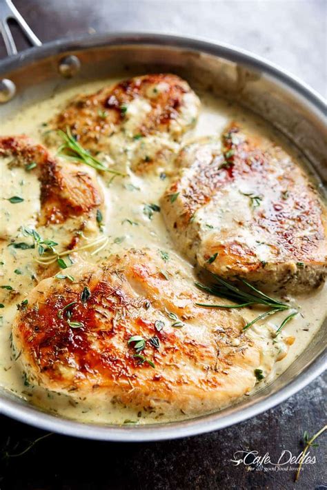 You can make them ahead in ramekins for an easy meal. Quick & Easy Creamy Herb Chicken - Cafe Delites