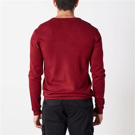 Slim V Neck Sweater Oxblood S Xray Jeans Touch Of Modern