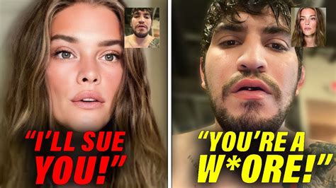 Nina Agdal Confronts Dillon Danis For Leaking Her Private Photos