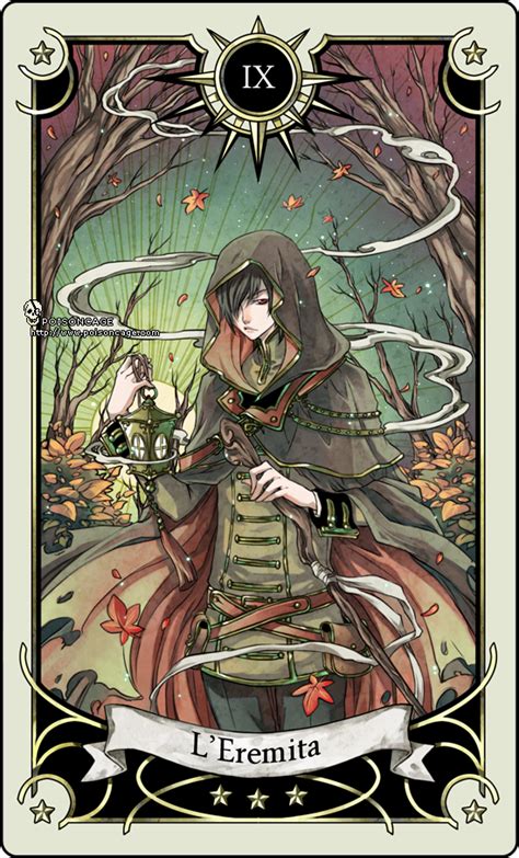 We are discussing tarot card symbolism, the link of a tarot card with astrology and kabbalah and the meaning of the symbolism. Tarot card 9- the Hermit by rann-poisoncage on DeviantArt