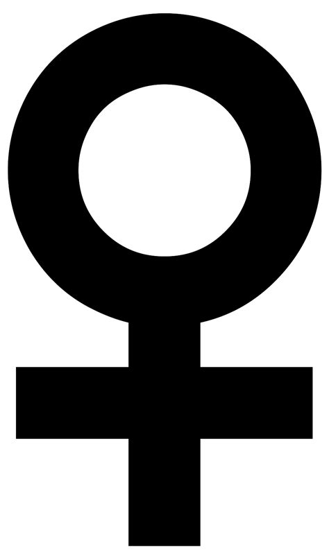 Female Symbol Public Domain Vectors