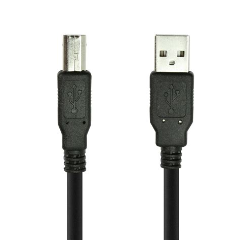 6ft Black Usb 20 Device Extension Cable A Male To B Male