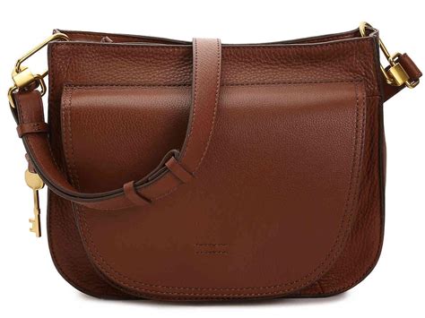 Fossil Camden Leather Crossbody Bag In Brown Lyst