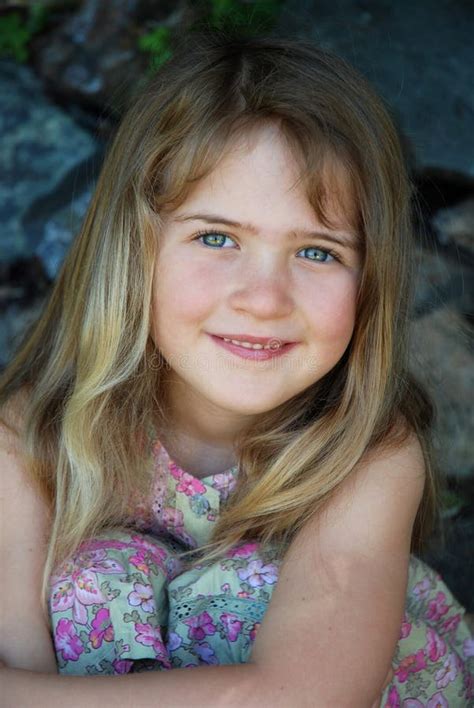 Five Year Old Girl Stock Image Image Of Cute Portrait 15121689