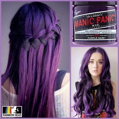 Ultra Violet Manic Panic Unbleached Hair