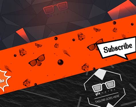 Youtube banner template psd - Free Graphics