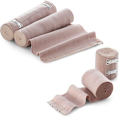 Elastic Bandage Wrap Bandages Two Pieces Of 4 Inch Two Pieces Of 3 Inch
