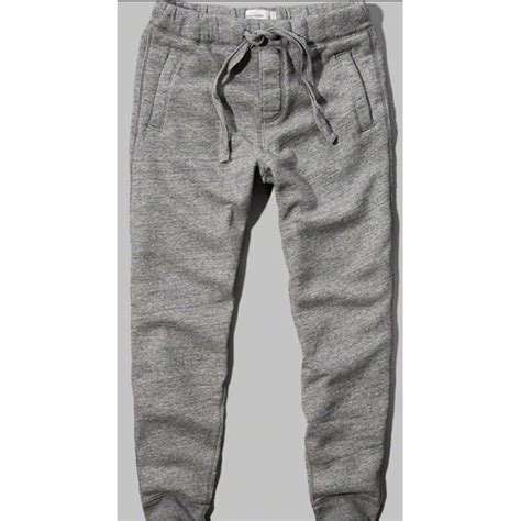 new abercrombie and fitch pants for men aandf jogger sweatpants dark h grey l xl ebay