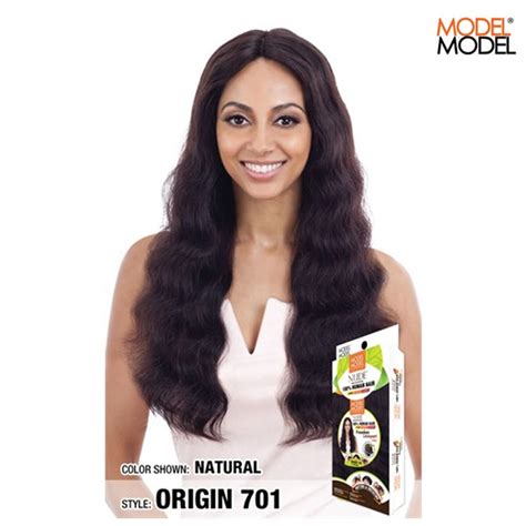 Model Model Nude Brazilian Natural Human Hair Freedom Lace Part Wig Origin 701