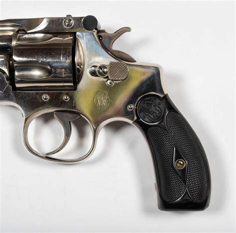 Smith And Wesson 38 Caliber Double Action Perfected Model Revolver