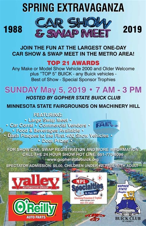 32nd Annual Spring Extravaganza Car Show and Swap Meet - Events with Cars