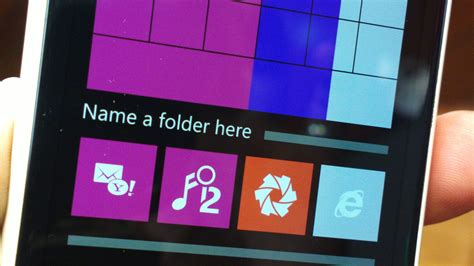 How To Create Folder In Windows Phone 81