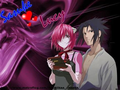 Lucy And Sasuke By Tentenlove2 On Deviantart