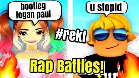 Roasting People In Roblox Rap Battles 5 Youtube